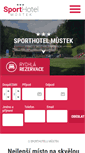 Mobile Screenshot of hotelmustek.cz